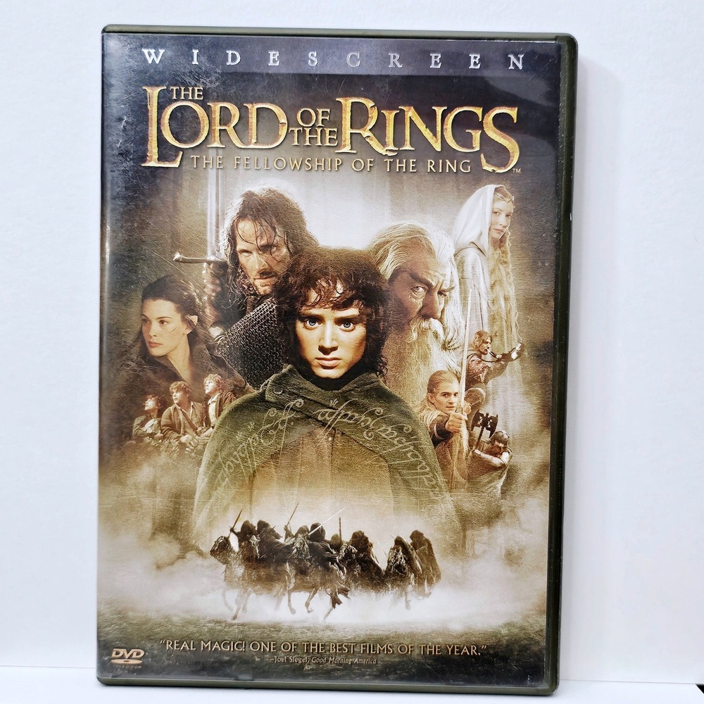 The Lord of‎ the Rings Fellowship of the Ring DVD Widescreen Edition New Line